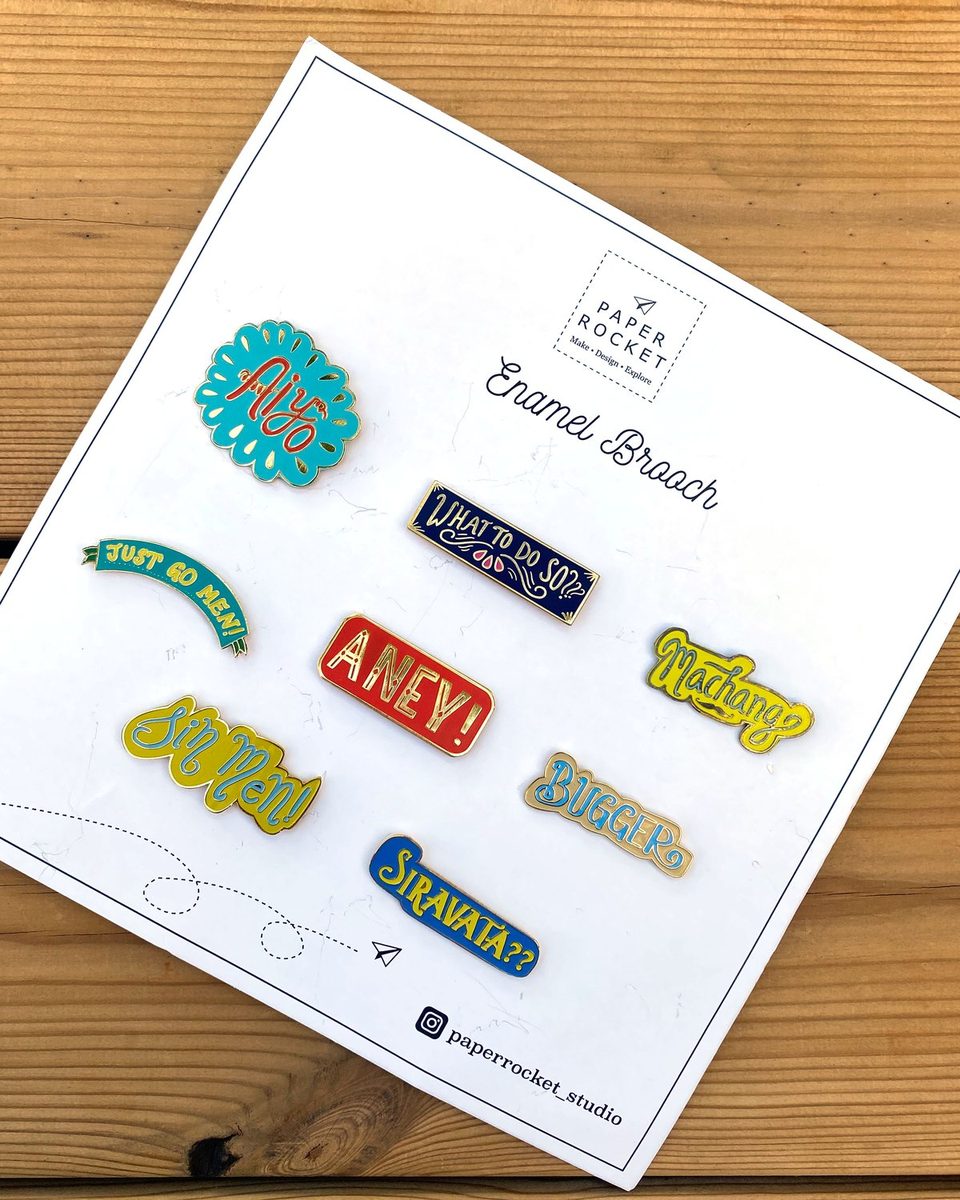 Lingo Enamel Pins